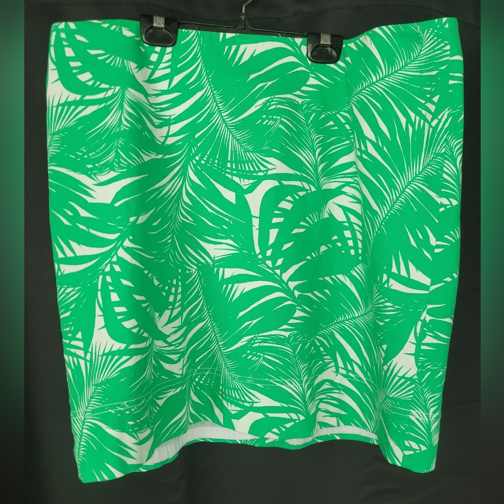 Talbots Palm Leaf Skirt